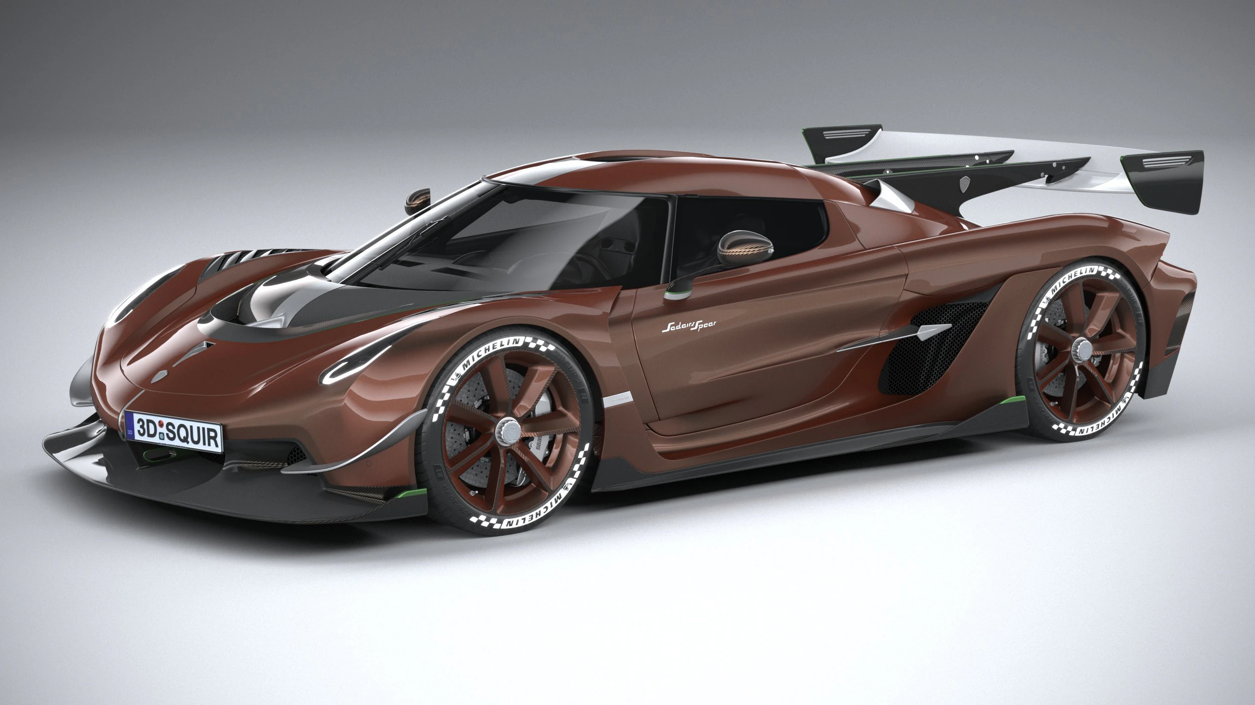 Koenigsegg Sadairs Spear 2026 3D Model .c4d .max .obj .3ds .fbx .stl .blend 