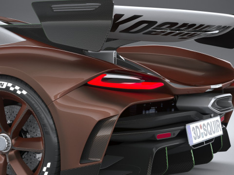 Koenigsegg Sadairs Spear 2026 3D 모델