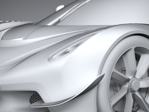Koenigsegg Sadairs Spear 2026 3D 모델