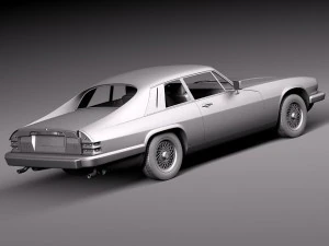 Jaguar XJS Coupe 1975 3D Model
