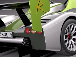Radical SR8 2012 race car 3D Model
