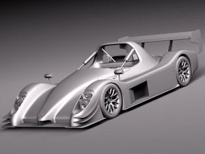 Radical SR8 2012 race car 3D Model