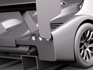 Radical SR8 2012 race car 3D Model