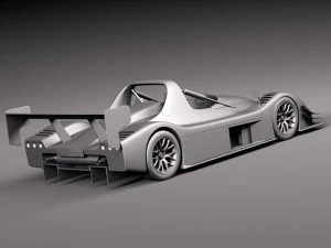 Radical SR8 2012 race car 3D Model