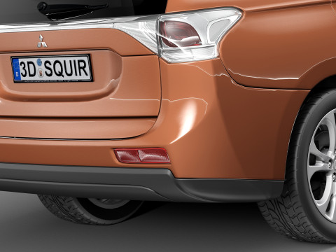 Mitsubishi Outlander 2013 3D Model