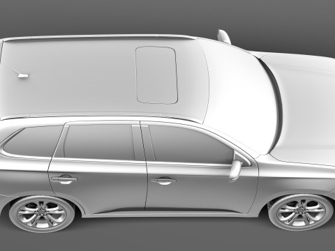 Mitsubishi Outlander 2013 3D Model