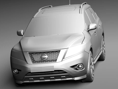 Nissan Pathfinder 2013 3D Model