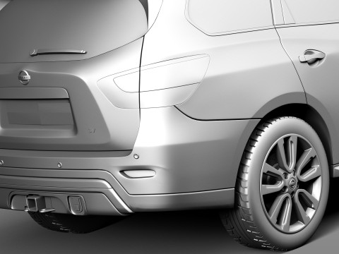 Nissan Pathfinder 2013 3D Модель