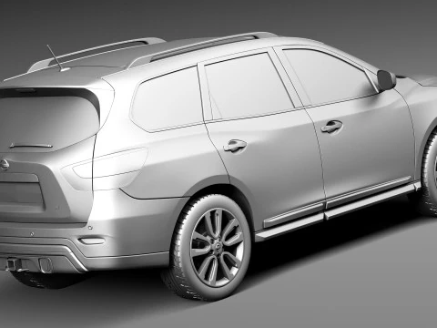Nissan Pathfinder 2013 3D Model