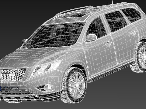Nissan Pathfinder 2013 3D Модель