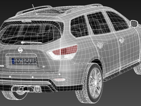 Nissan Pathfinder 2013 3D Модель