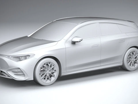 Mercedes-Benz CLA Shooting Brake 2026 Modello 3D