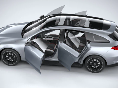 Mercedes-Benz CLA Shooting Brake 2026 Modello 3D