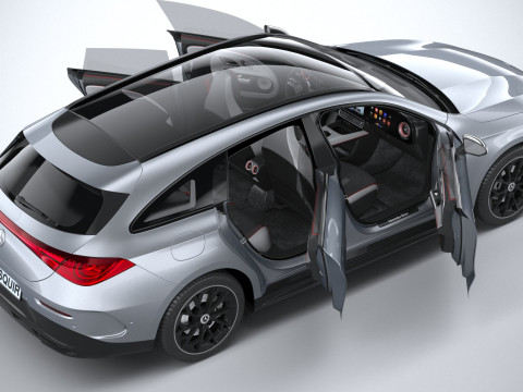 Mercedes-Benz CLA Shooting Brake 2026 3D 모델