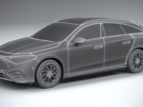 Mercedes-Benz CLA Shooting Brake 2026 3D 모델