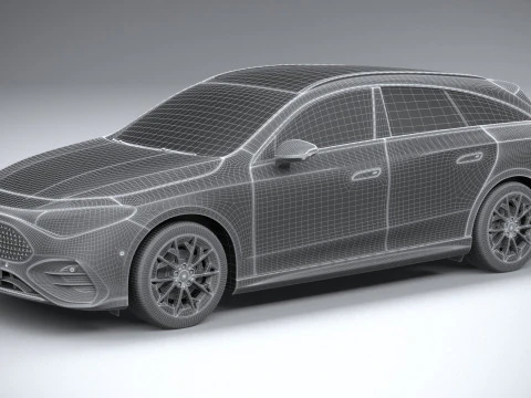 Mercedes-Benz CLA Shooting Brake 2026 Modello 3D