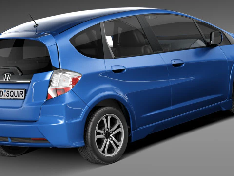 Honda Fit EV 2013 3D Model
