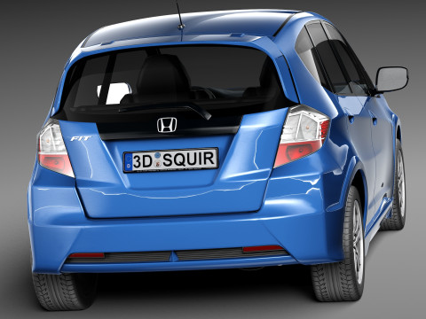 Honda Fit EV 2013 3D 模型