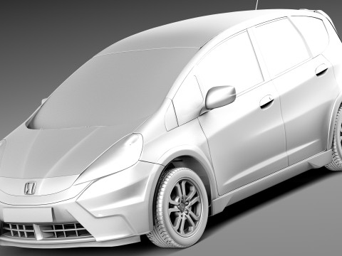 Honda Fit EV 2013 3D 模型