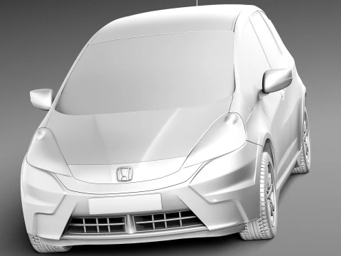 Honda Fit EV 2013 3D Model