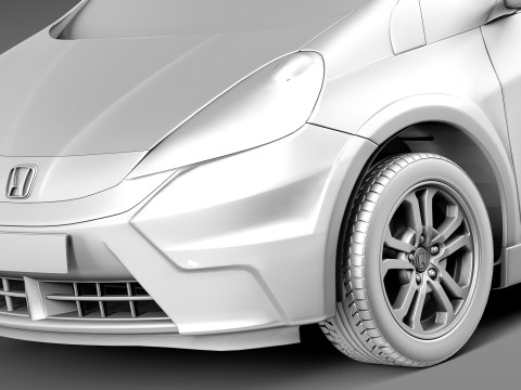 Honda Fit EV 2013 3D 模型