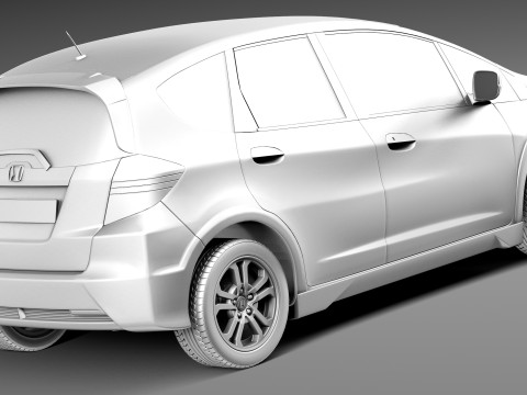 Honda Fit EV 2013 3D 模型