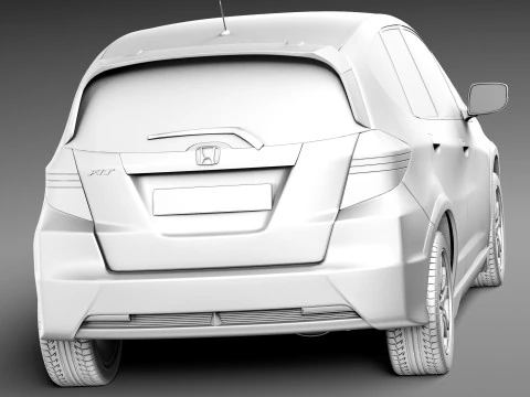 Honda Fit EV 2013 3D Model
