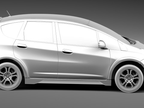 Honda Fit EV 2013 3D 模型