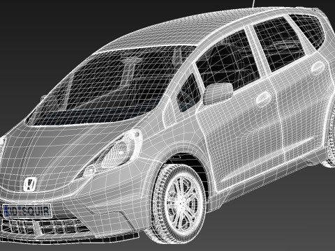 Honda Fit EV 2013 3D 模型