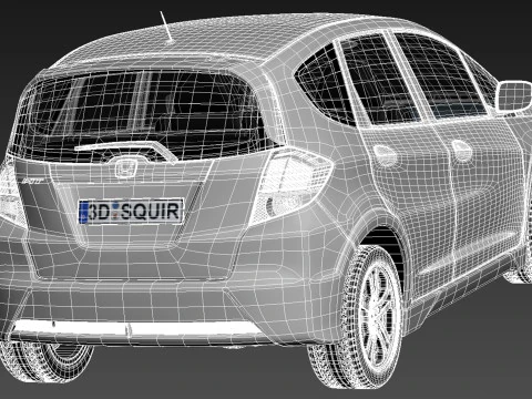 Honda Fit EV 2013 3D Model