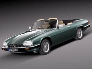 Jaguar XJS Convertible 1975 3D-Modell