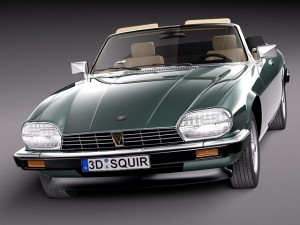 Jaguar XJS Convertible 1975 3D 模型