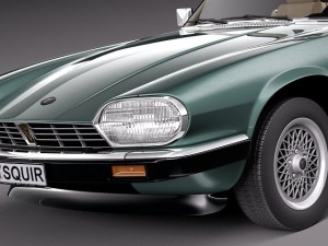 Jaguar XJS Convertible 1975 3D 模型
