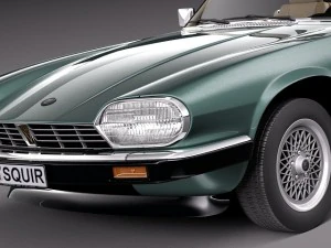 Jaguar XJS Convertible 1975 3D Model