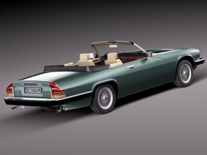 Jaguar XJS Convertible 1975 3D 模型