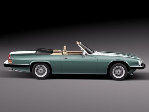 Jaguar XJS Convertible 1975 3D 模型