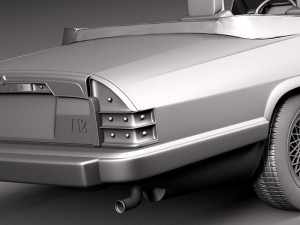 Jaguar XJS Convertible 1975 3D 模型
