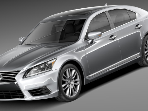 Lexus LS 460 2013 3D Model