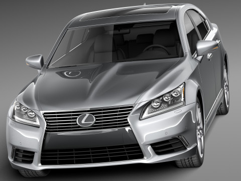 Lexus LS 460 2013 3Dモデル