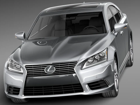 Lexus LS 460 2013 3D Model