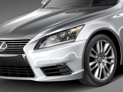 Lexus LS 460 2013 3D Model