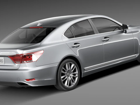 Lexus LS 460 2013 3D Model