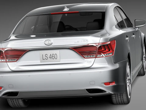 Lexus LS 460 2013 3D Model