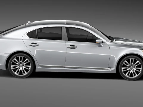 Lexus LS 460 2013 3D Model