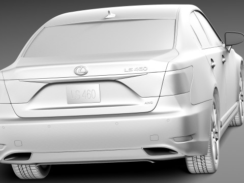 Lexus LS 460 2013 3Dモデル