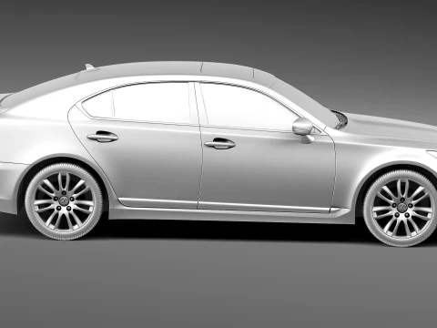 Lexus LS 460 2013 3D Model