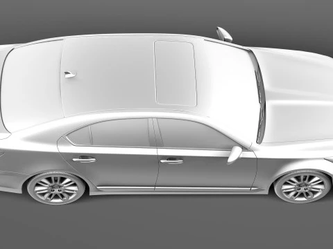 Lexus LS 460 2013 3D Model
