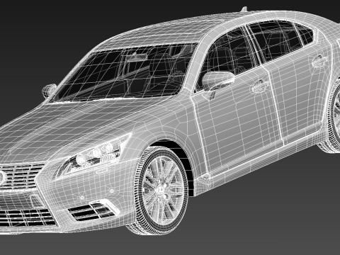 Lexus LS 460 2013 3Dモデル