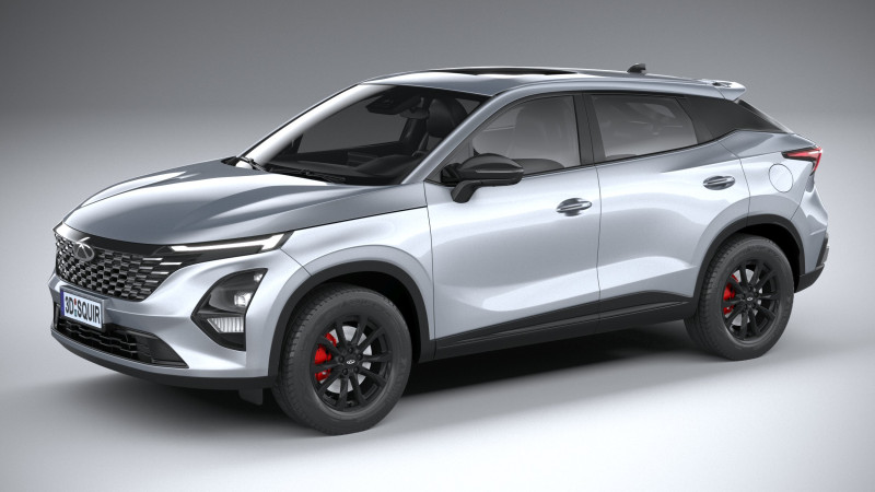 Chery Tiggo 5X 2025 3Dモデル .c4d .max .obj .3ds .fbx .stl .blend 