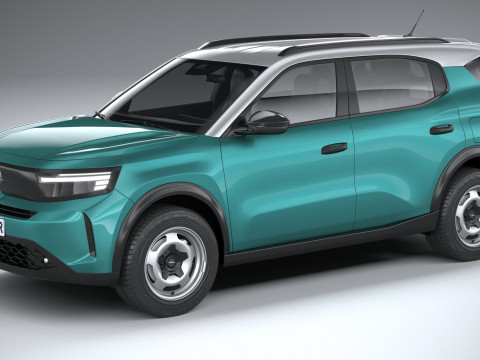 Opel Frontera Hybrid 2025 Model 3D